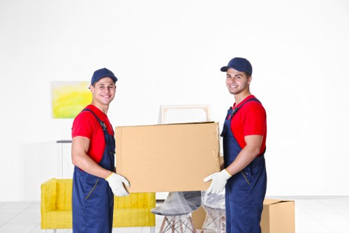 Moving van near Notting Hill residential properties