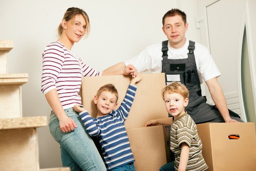 Loading furniture carefully for a Notting Hill man and van job