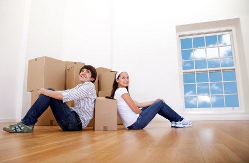 Furniture delivery support for a Notting Hill property