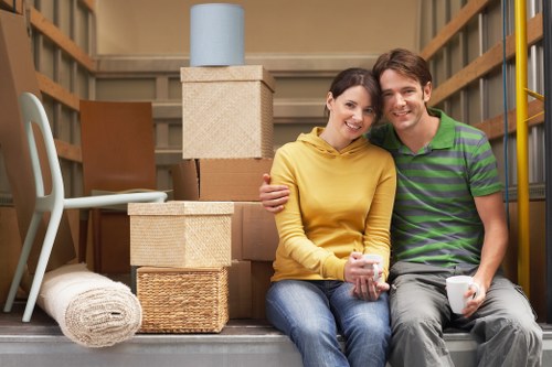 Removalists handling a residential relocation near Notting Hill